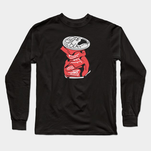 Dope Turning cola can into a work of art illustration Long Sleeve T-Shirt by slluks_shop